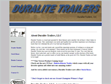 Tablet Screenshot of duralitetrailers.com